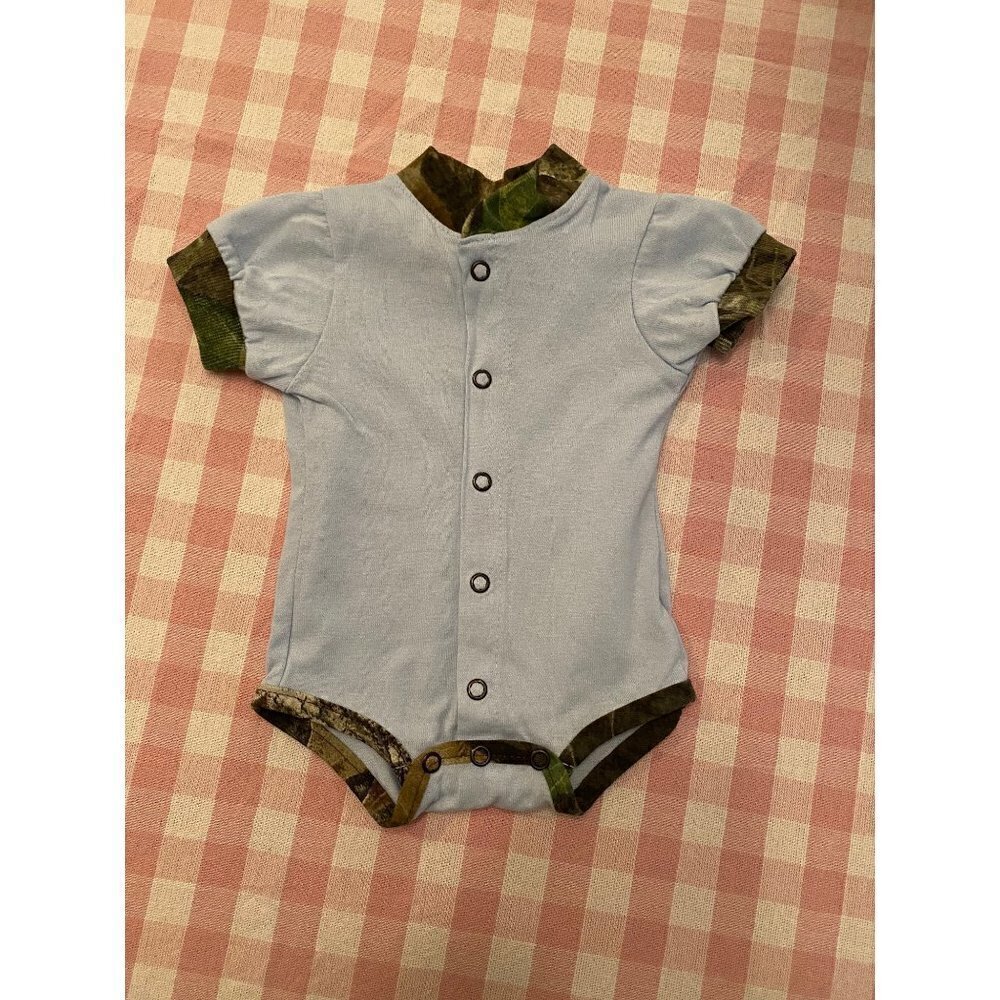 Jordan Lee camouflage and baby blue 1 Piece -size nb